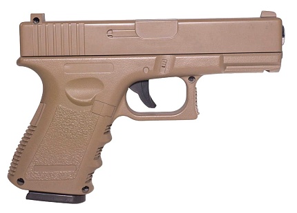 Galaxy Пистолет Glock 19, спринг, tan (g15d)