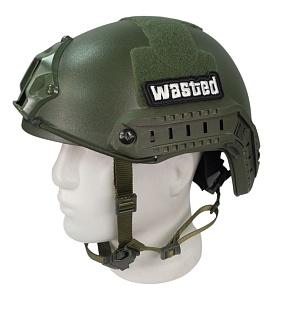 Нашивка Strike "WASTED" 75 х 25 мм