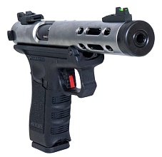 Пистолет WE Galaxy G Series silver , greengas (we-gx01-sv)