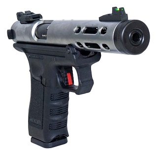 Пистолет WE Galaxy G Series silver , greengas (we-gx01-sv)