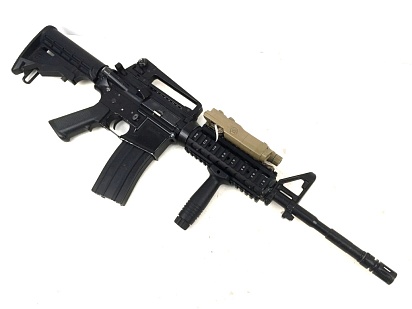 Автомат G&G M4A1 RIS, 130 м/с, бокс для АКБ AN/PEQ 16 (Б/У)