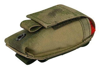 Подсумок Strike с красной лентой, A-TACS Camo