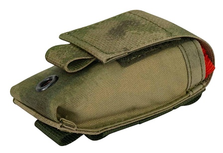 Подсумок Strike с красной лентой, A-TACS Camo