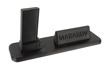 детальное фото для раздела Подставка Strike для пистолета Макарова ПМ черная, 3D печать пластик (Уценка) интернет-магазин "Планета страйкбола»