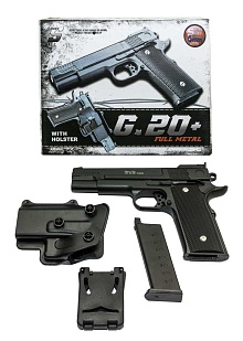 Galaxy Пистолет Smith & Wesson 945 с кобурой, спринг (g20+)