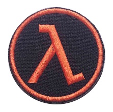 детальное фото Нашивка Strike "Half-Life. Lambda" 60 мм, красная интернет-магазин "Планета страйкбола"