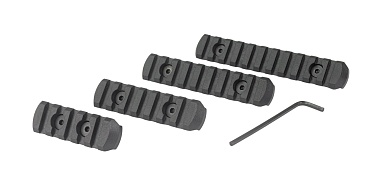 фото Набор 4 планки M-LOK, нейлон интернет-магазин "Планета страйкбола"