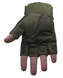 Перчатки Major Half полпальца олива L (mjr-u-hk-l)