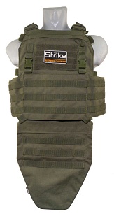 Защита паха / напашник Strike, олива кордура, mod1