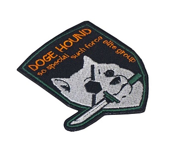 Нашивка Strike "Doge Hound" белая