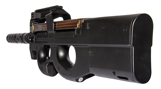 Пистолет-пулемет Cyma P90, с глушителем (cm060b)