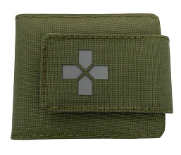 Аптечка Strike карманная / кошелек / бумажник, олива