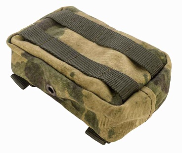 Подсумок Strike утилитарный горизонтальный малый v1, A-TACS Camo прайм