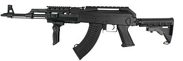 фото детально автомат cyma ак47 tactical, тактический обвес (cm039c) интернет-магазин "Планета страйкбола"