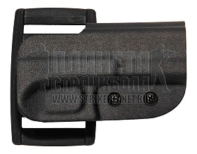детальное фото Кобура Stich Profi для Glock 17 №25 пластик черная интернет-магазин "Планета страйкбола"