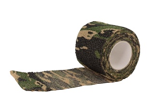 Лента маскировочная клейкая 50мм. 4,5м., woodland (at-wd-002)