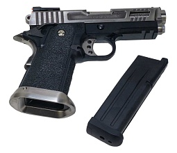 Пистолет WE Пистолет Hi-Capa 3.8, хром (we-h008wet-1)