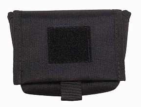 детальное фото Подсумок Strike под ИПП с клапаном для крепления на пояс/рюкзак, черный кордура интернет-магазин "Планета страйкбола"