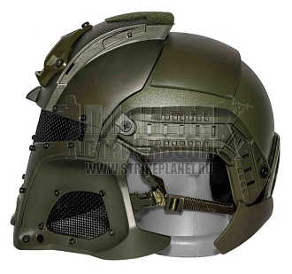 детальное фото Шлем-маска Kingrin Звездные Войны олива (hl-97-od) интернет-магазин "Планета страйкбола"