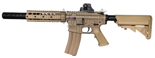 фото детально g&g автомат m4a1 cqb-s, tan (tgr-016-cqs-dbb-ncm-2) интернет-магазин "Планета страйкбола"