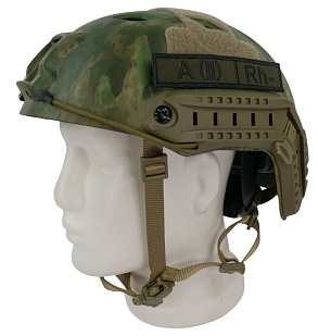 Нашивка Strike Группа крови A (II) Rh-, черный олива