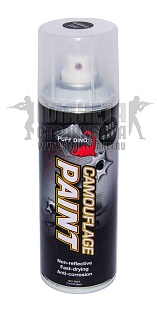 детальное фото для раздела Краска-спрей Puff Dino 003 Flat Black 220мл. (pdsp10fb) интернет-магазин "Планета страйкбола»