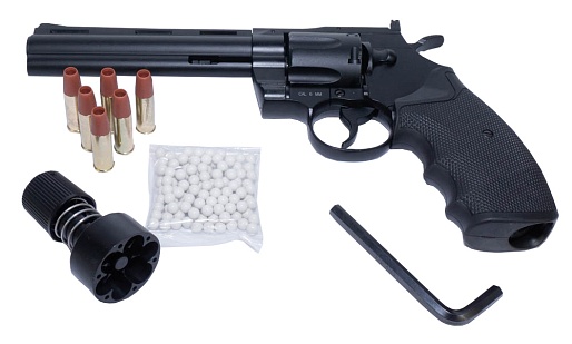 KWC Револьвер Colt Python, 6", CO2 (kc-68dhn)
