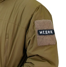 Нашивка Strike "Медик полоса", 80х25 мм, черный, лазерная резка