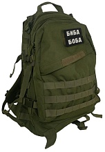 Нашивка Strike "Биба и Боба", черный, 2 шт.