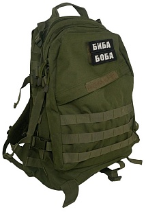 Нашивка Strike "Биба и Боба", черный, 2 шт.