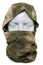 детальное фото Балаклава тактическая с "забралом", A-TACS Camo интернет-магазин "Планета страйкбола"