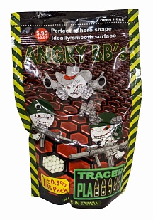 детальное фото для раздела Шары Angry 0.32г. 3100шт. трассерные зеленые (ag-032trg) интернет-магазин "Планета страйкбола»