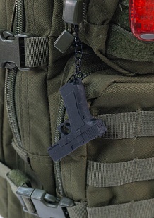 Брелок Strike Пистолет Glock, полимер, черный