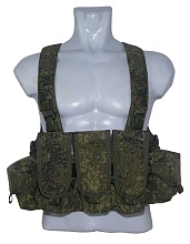 детальное фото Разгрузочный жилет Strike честриг 3 ак, 2 утилитарных, цифра кордура интернет-магазин "Планета страйкбола"