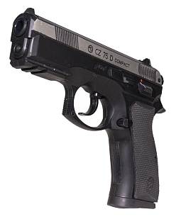 Пистолет пневматический ASG CZ 75D Compact 4.5мм, травит магазин (Б/У)