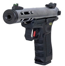 Пистолет WE Galaxy G Series silver , greengas (we-gx01-sv)