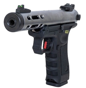 Пистолет WE Galaxy G Series silver , greengas (we-gx01-sv)