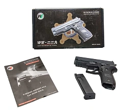 WE Пистолет Sig Sauer P229 Rail, Greengas (WE-F005A-BK-F229 R)