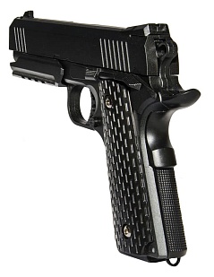 Galaxy Пистолет Colt 1911 4.3 с глушителем, спринг (g25a)