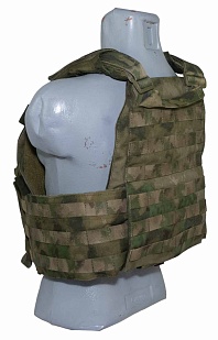 Плитоносец Strike под плиты Гранит 3 размера, кордура 1050D, A-TACS Camo