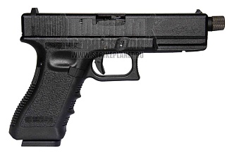KJW Пистолет Glock 18, CO2, резьба под глушитель