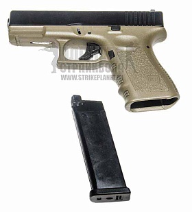 KJW Пистолет Glock 32C, олива (kp-03)