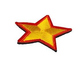 Нашивка Strike "Золотая звезда", 55 мм