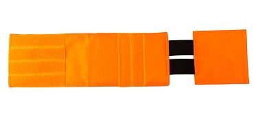 Повязка Strike свой-чужой с велкро панелью под шеврон, оранжевый, желтый