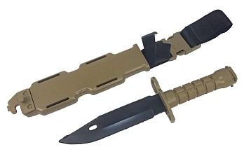 Нож тренировочный Cyma, tan пластик (hy015)