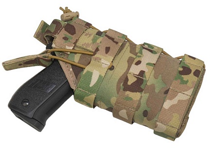 Кобура для пистолета c ЛЦУ/фонарем Strike правая, мультикам