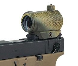 Планка picatinny Strike на целик пистолета Glock, пластик