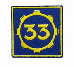 детальное фото Нашивка Strike "Fallout Убежище 33 / Vault 33" интернет-магазин "Планета страйкбола"