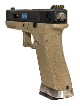 Пистолет WE Glock 18 G-Force tan золоченный (we-g002wet-6)