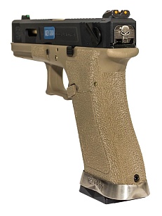 Пистолет WE Glock 18 G-Force tan золоченный (we-g002wet-6)